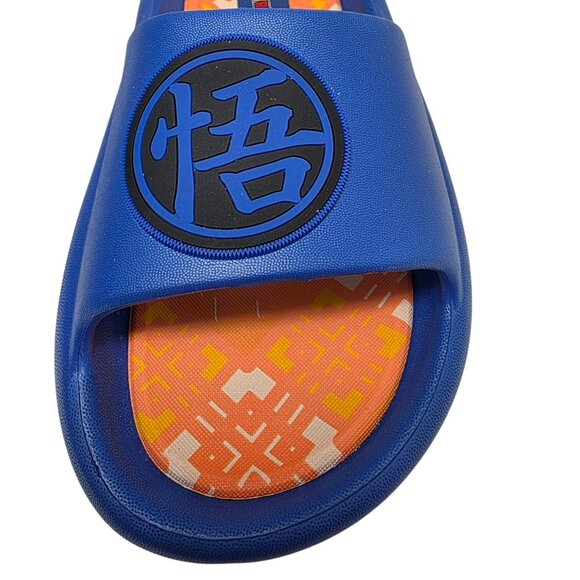 Dragon Ball Z Slides Slip On Sandals Men's Size 7 & 11 Royal Blue Ground Up - Picture 7 of 8